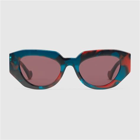 Geometric frame sunglasses in Pink Undefined 